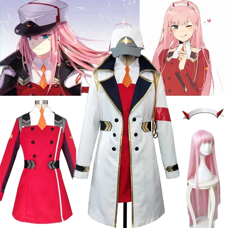Anime DARLING In The Franxx 02 Red Cosplay Costume Zero Two Cosplay Women Costume Dress Full Sets Wig Hat Cloak Halloween dress
Anime DARLING In The Franxx 02 Red Cosplay Costume Zero Two Cosplay Women Costume Dress Full Sets Wig Hat Cloak Halloween dress