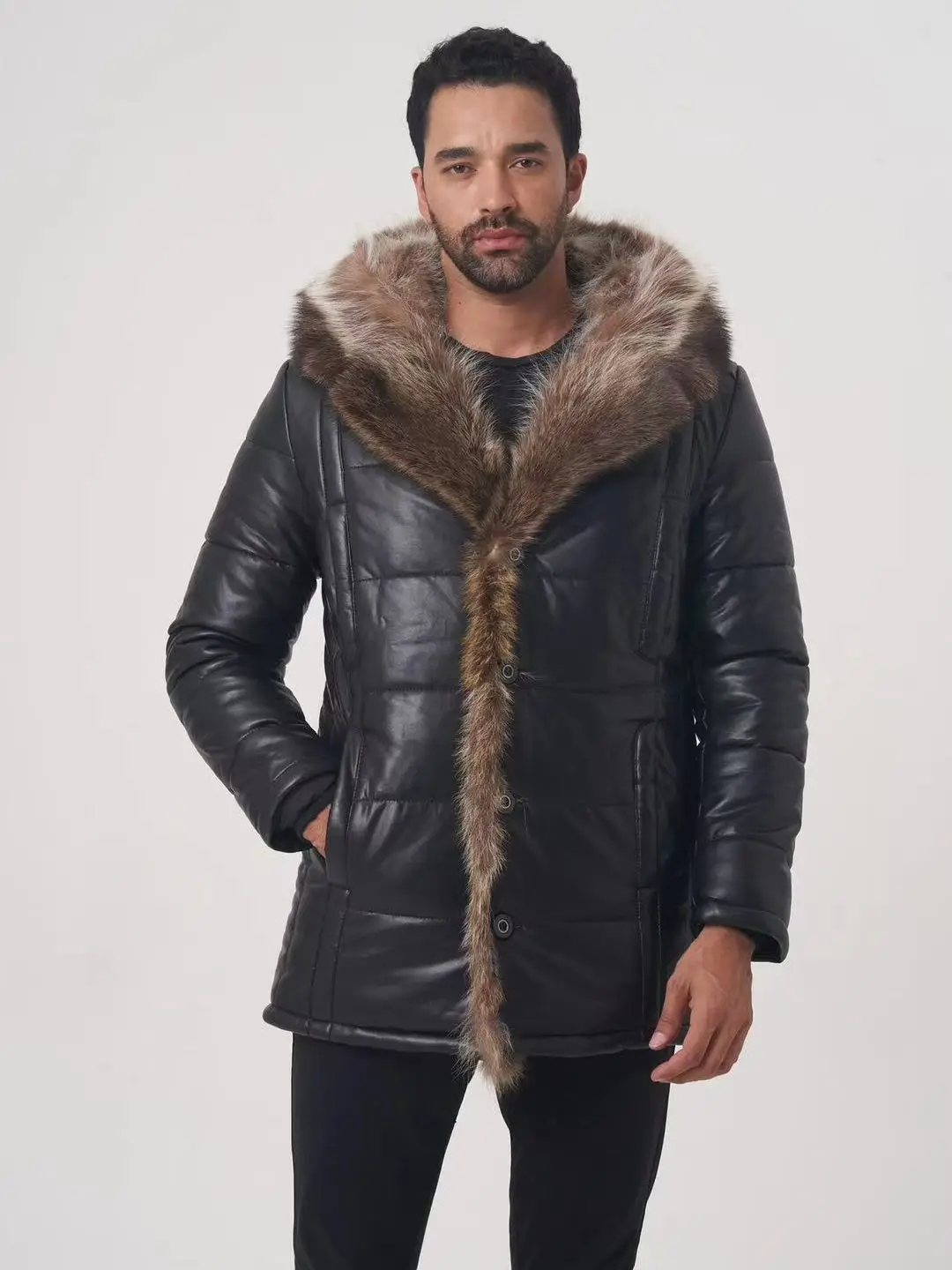 New Men's Winter Coat With Raccoon Dog Fur Collar Male Coat Thick Warm Man Brand Apparel High Quality Clothing OGMANDO666
New Men's Winter Coat With Raccoon Dog Fur Collar Male Coat Thick Warm Man Brand Apparel High Quality Clothing OGMANDO666