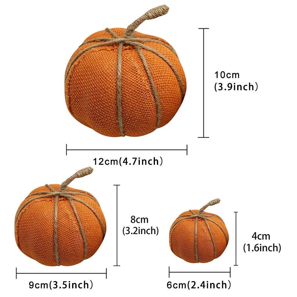 6 pieces Fake Halloween Pumpkin Toy Decorative Hemp Rope Strapped Knitting Foam Pumpkin Harvest Thanksgiving Table Ornament
6 pieces Fake Halloween Pumpkin Toy Decorative Hemp Rope Strapped Knitting Foam Pumpkin Harvest Thanksgiving Table Ornament