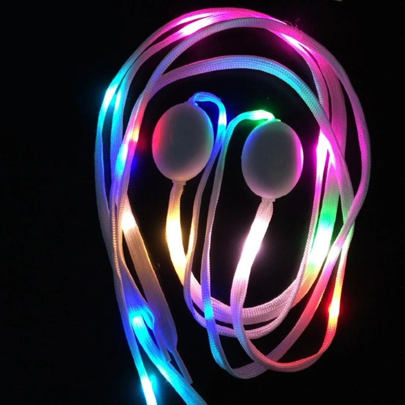 

Nylon Shoelaces LED Light Up Shoe Laces with Flashing Lights, 3 Modes 8 Colors Flashing Shoe Laces for Party Hip-hop