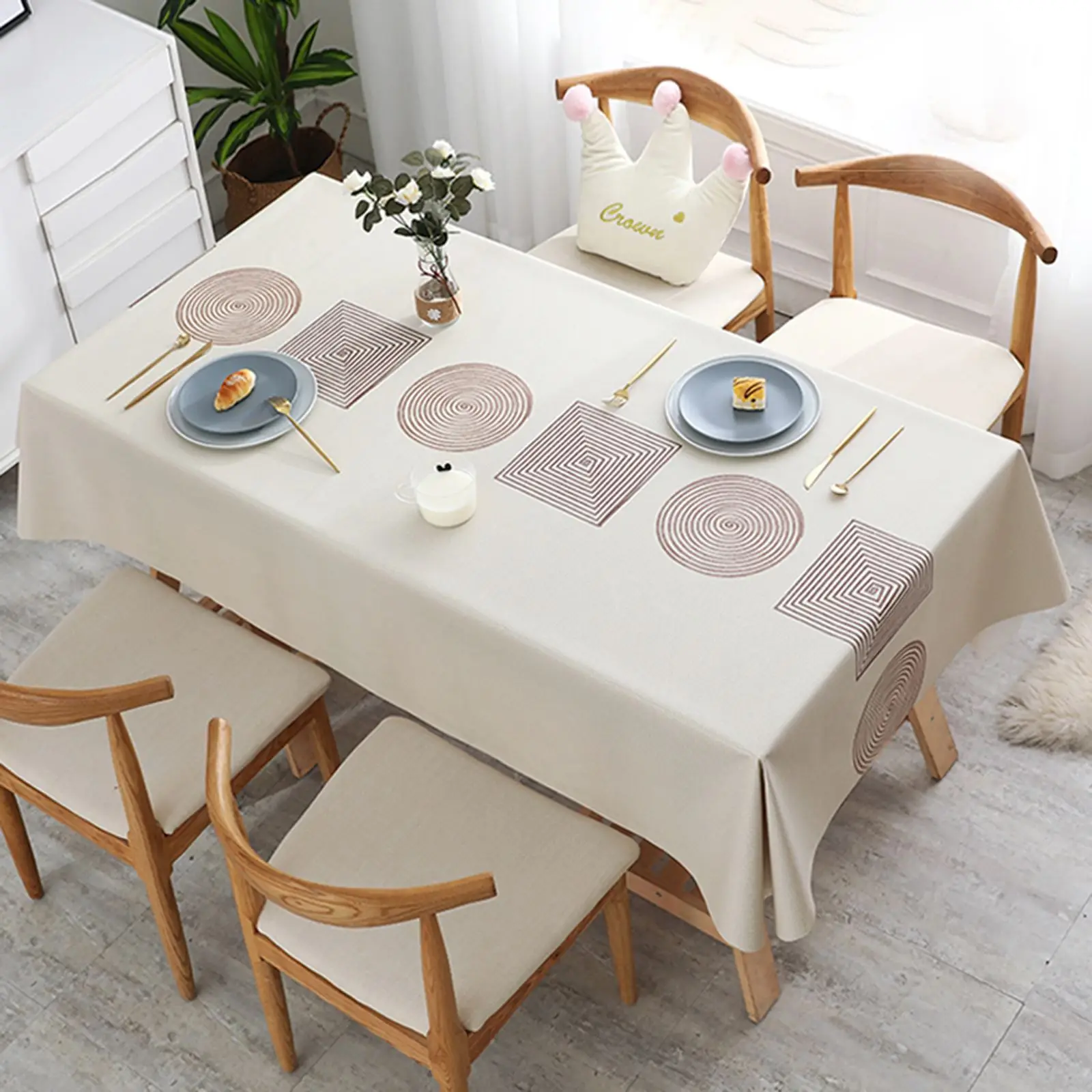 Table Cloth Waterproof PVC Wipe Clean Rectangular Table Cover Protector for Kitchen Picnic Dinner Party
Table Cloth Waterproof PVC Wipe Clean Rectangular Table Cover Protector for Kitchen Picnic Dinner Party