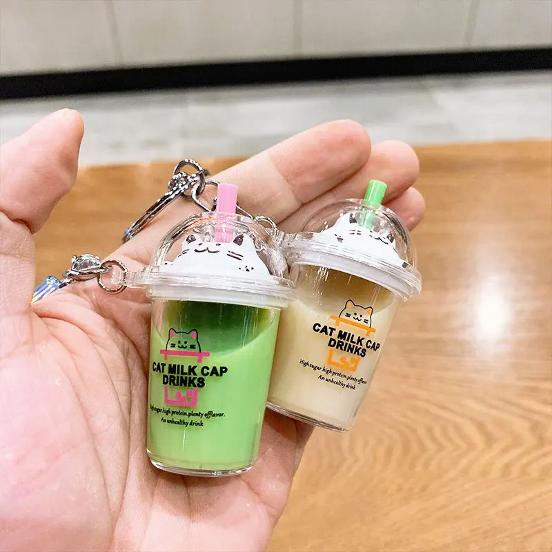 Cartoon Cat Milk Tea Cup Keychain Cute Sweet Acrylic Bag Car Key Ring Pendant Couple Girl Valentines Day Creative Gift Jewelry
Cartoon Cat Milk Tea Cup Keychain Cute Sweet Acrylic Bag Car Key Ring Pendant Couple Girl Valentines Day Creative Gift Jewelry