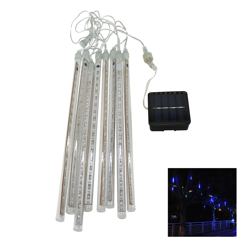 Tube String Waterproof Falling Star Rain Drop Meteor Shower Light String RGB Wedding UV Solar Power Outdoor Party Favor 30cm
Tube String Waterproof Falling Star Rain Drop Meteor Shower Light String RGB Wedding UV Solar Power Outdoor Party Favor 30cm