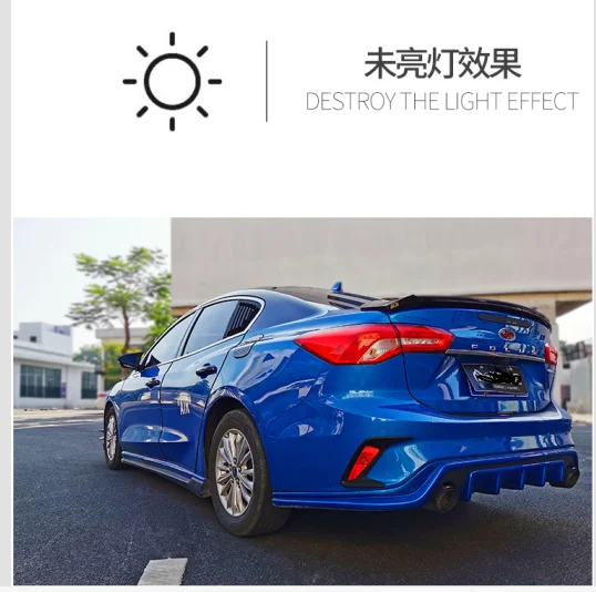 Compatible With FORD Focus 2019 2020 Year Spoiler Accessories ABS Plastic Material Rear Trunk Wing Light Glossy Black
Compatible With FORD Focus 2019 2020 Year Spoiler Accessories ABS Plastic Material Rear Trunk Wing Light Glossy Black