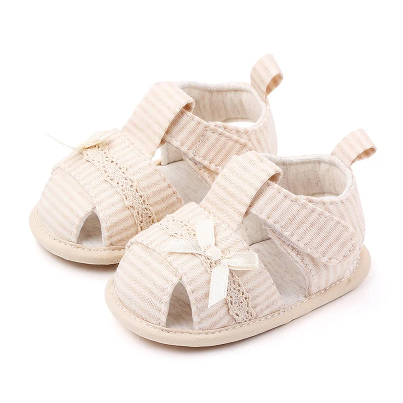 Summer Sandals Newborn Infant Baby Girl Soft Crib Shoes Infants Anti-slip Sneaker Striped Bow Princess Shoe1
Summer Sandals Newborn Infant Baby Girl Soft Crib Shoes Infants Anti-slip Sneaker Striped Bow Princess Shoe1