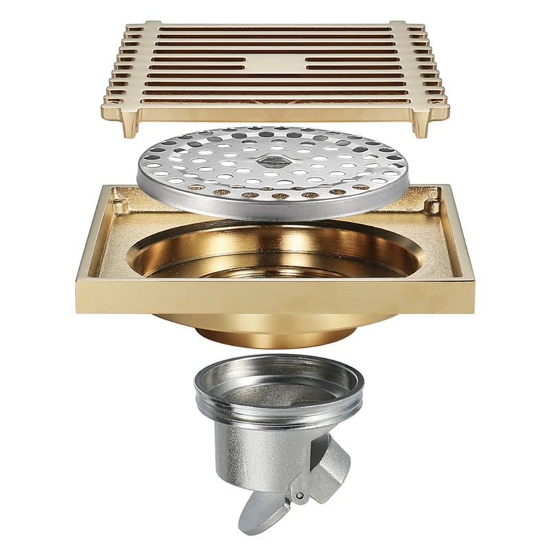 Antique Brass Flower Art Carved Euro Floor Drains Square Floor Drain Strainer Anti-Odor Dual-Use Shower Drainer
Antique Brass Flower Art Carved Euro Floor Drains Square Floor Drain Strainer Anti-Odor Dual-Use Shower Drainer