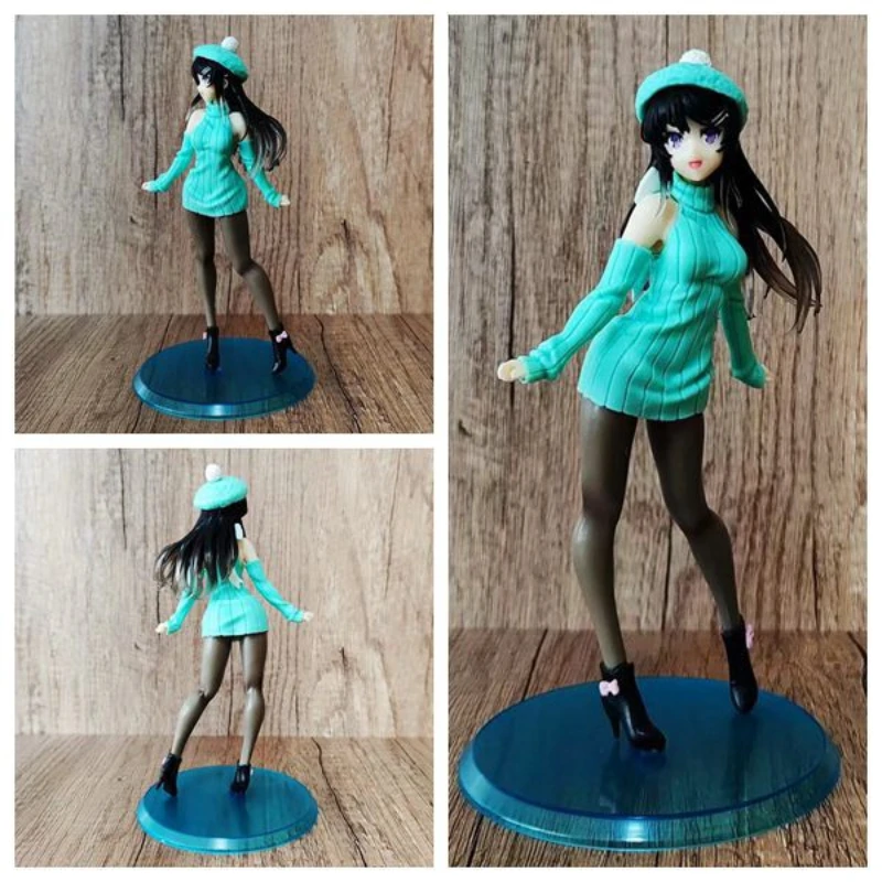 

Rascal Does Not Dream of Bunny Girl Senpai Sakurajima Mai Winter Ver. PVC Action Figure Model Japan Anime Collectible Toy Doll