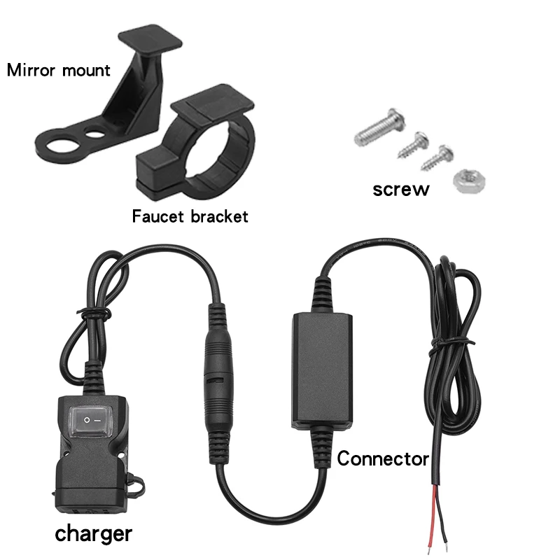 Dual USB Motorcycle Car Charger 3.1A 9-24V/9-99V Power Adapter Waterproof Chargers
Dual USB Motorcycle Car Charger 3.1A 9-24V/9-99V Power Adapter Waterproof Chargers