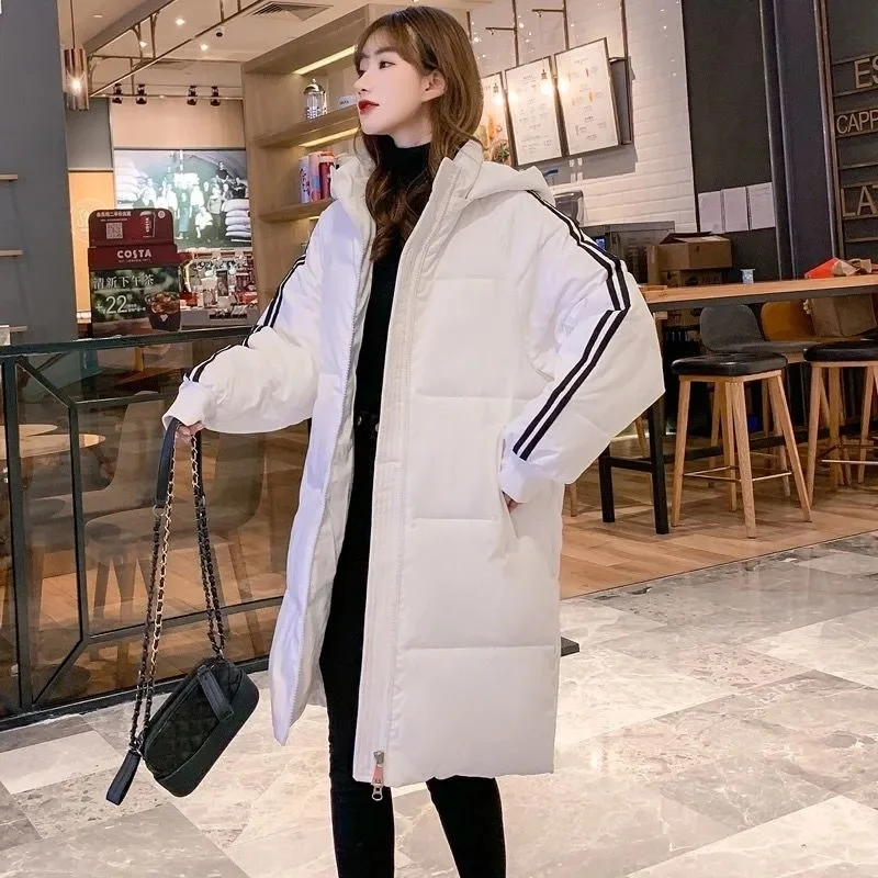 Oversize Women's Long Coat Down Cotton Loose Hooded Winter Bomber Jacket Thick Warm Fashion Snow Wear Parkas Women Clothing
Oversize Women's Long Coat Down Cotton Loose Hooded Winter Bomber Jacket Thick Warm Fashion Snow Wear Parkas Women Clothing
