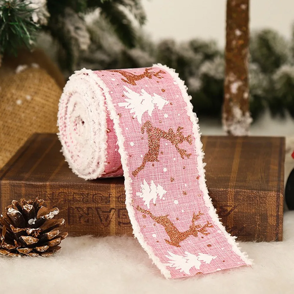6.5cm*5m Elk Christmas Ribbon Xmas Tree Decoration DIY Crafts Ribbon Printed Burlap Ribbons For Wedding Birthday Party Gift Wrap
6.5cm*5m Elk Christmas Ribbon Xmas Tree Decoration DIY Crafts Ribbon Printed Burlap Ribbons For Wedding Birthday Party Gift Wrap