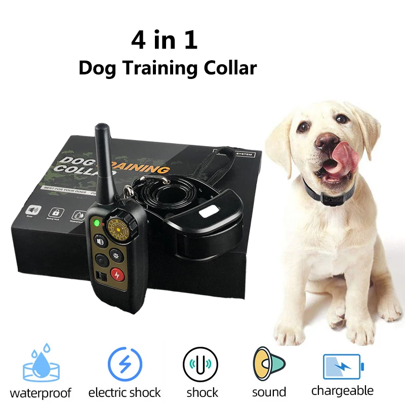 Электрический ошейник для дрессировки собак, водонепроницаемый ошейник с ЖК-дисплеем, перезаряжаемый, с дистанционным управлением, нескол... 
Электрический ошейник для дрессировки собак, водонепроницаемый ошейник с ЖК-дисплеем, перезаряжаемый, с дистанционным управлением, нескол...