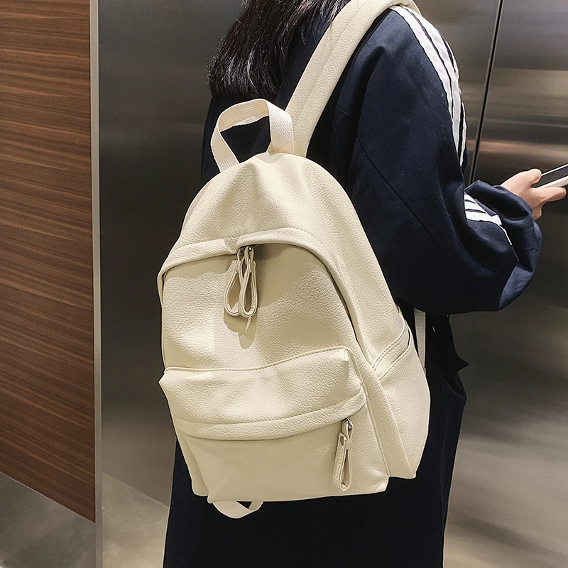 2021 Fashion Women's Backpack For Teenage Girls Backpack High Quality PU Leather School Shoulder Bag Student Bagpack Mochila
2021 Fashion Women's Backpack For Teenage Girls Backpack High Quality PU Leather School Shoulder Bag Student Bagpack Mochila