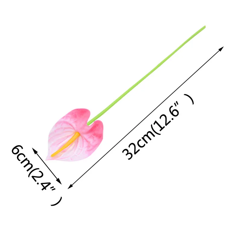 5/10 Head 32cm Artificial Flowers Anthurium Plant Fake Flower Balcony Office Desktop Decoration Wedding Home Decor Green Plants
5/10 Head 32cm Artificial Flowers Anthurium Plant Fake Flower Balcony Office Desktop Decoration Wedding Home Decor Green Plants
