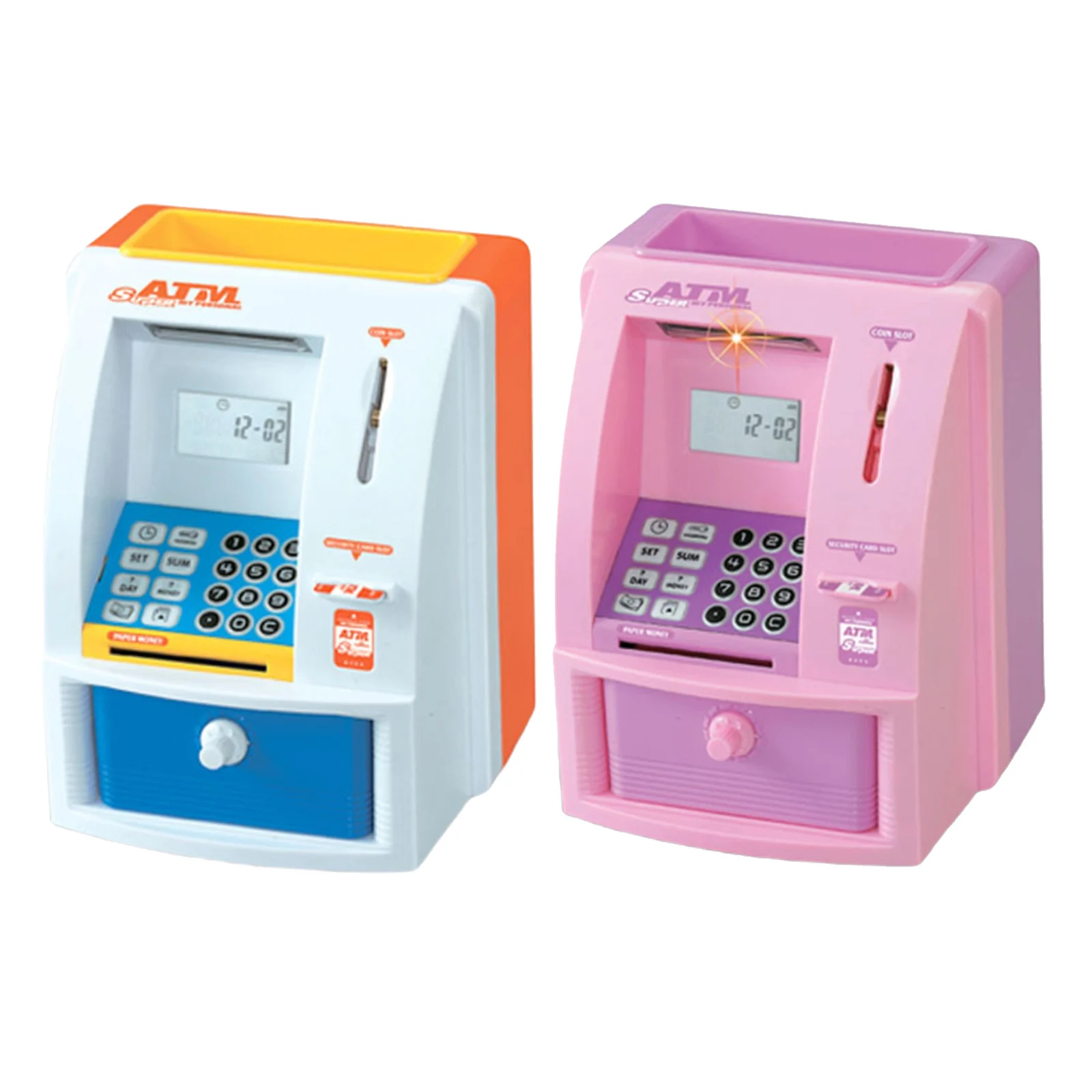 Electronic Piggy Bank ATM Savings Bank Toy Saving Box Automatic Rolling Paper Money Saving Code for Holiday Gifts Boys Girls
Electronic Piggy Bank ATM Savings Bank Toy Saving Box Automatic Rolling Paper Money Saving Code for Holiday Gifts Boys Girls
