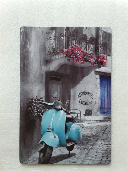 Винтажный гаражный скутер 20*30 см, металлический жестяной знак
Винтажный гаражный скутер 20*30 см, металлический жестяной знак