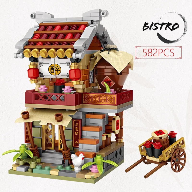 Total 4 Sets 2266pcs Mini Building Blocks Mini Street City Chinese Street Tradition Architecture Model Bricks Kids Toys
Total 4 Sets 2266pcs Mini Building Blocks Mini Street City Chinese Street Tradition Architecture Model Bricks Kids Toys
