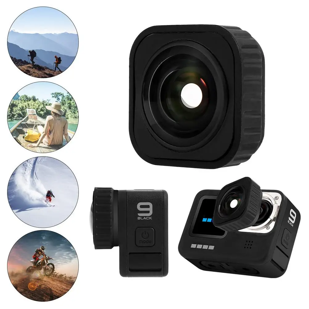 Max Lens Mod Wide Angle Lens For GoPro HERO9 Black Vlog Shooting Lens Cameras Filter Action Camera Accessories
Max Lens Mod Wide Angle Lens For GoPro HERO9 Black Vlog Shooting Lens Cameras Filter Action Camera Accessories