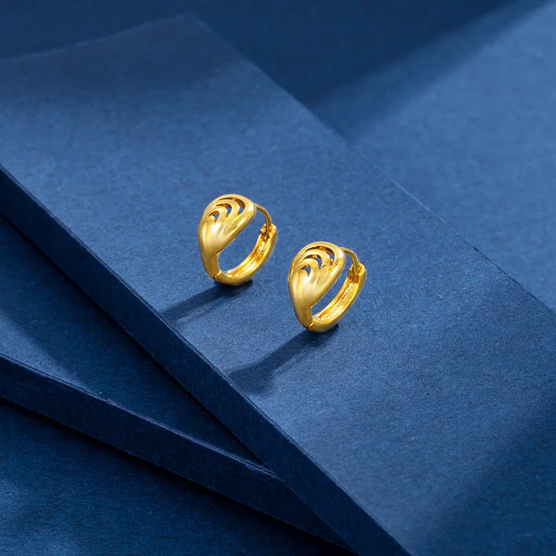 Stud Earrings for Women Simple Chinese Style Vintage Gold Color Earrings for Wedding Engagement Fashion Jewelry kolczyki damskie
Stud Earrings for Women Simple Chinese Style Vintage Gold Color Earrings for Wedding Engagement Fashion Jewelry kolczyki damskie
