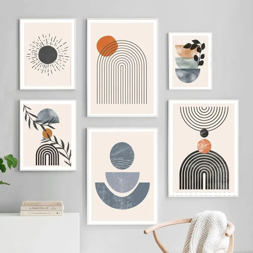 Abstract Geometric Leaves Sun Landscape Wall Art Canvas Painting Nordic Posters And Prints Wall Pictures For Living Room Decor
Abstract Geometric Leaves Sun Landscape Wall Art Canvas Painting Nordic Posters And Prints Wall Pictures For Living Room Decor