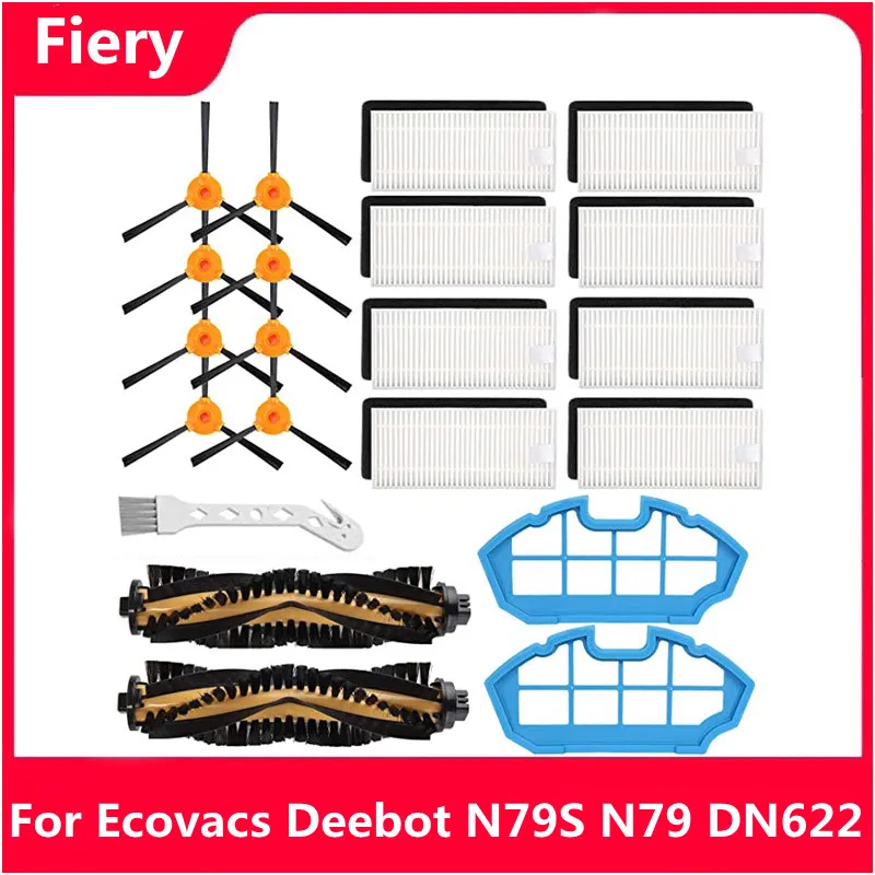 Hepa Filter Roll Brush Primary Filter Mop for Ecovacs Deebot N79S N79 DN622 DN622.1 500 Eufy RoboVac 11 11C Brush Cover
Hepa Filter Roll Brush Primary Filter Mop for Ecovacs Deebot N79S N79 DN622 DN622.1 500 Eufy RoboVac 11 11C Brush Cover