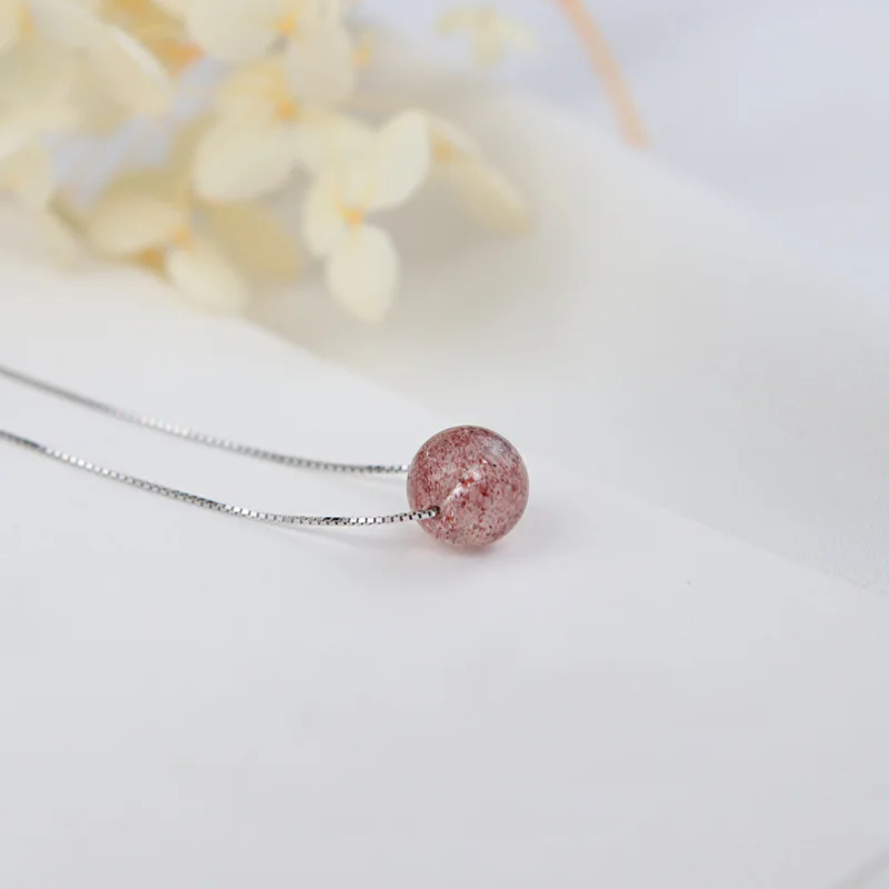 Sweet Jewelry Pink round Beads Pendant Necklace Simple Design Hot Selling Hight Quality Metal Chain Necklace For Girl Gifts
Sweet Jewelry Pink round Beads Pendant Necklace Simple Design Hot Selling Hight Quality Metal Chain Necklace For Girl Gifts