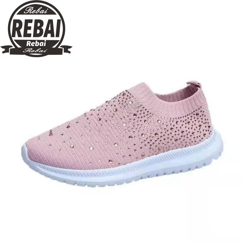 2020 New Women Crystal Sneakers Spring Autumn Casual Zipper Flat Shoes Women Non-slip Breathable Outdoor Vulcanized Woman36-44
2020 New Women Crystal Sneakers Spring Autumn Casual Zipper Flat Shoes Women Non-slip Breathable Outdoor Vulcanized Woman36-44