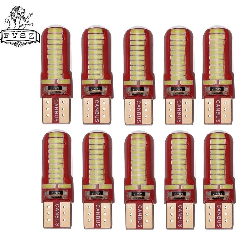 10Pcs T10 LED W5W 4014 168 194 8W 6500K Car Lights Light-Emitting Diodes Independent 24 Smd Bulb No Errors Univ Era Auto Lamp
10Pcs T10 LED W5W 4014 168 194 8W 6500K Car Lights Light-Emitting Diodes Independent 24 Smd Bulb No Errors Univ Era Auto Lamp