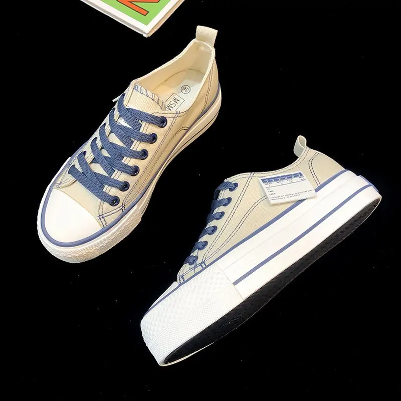 Summer Flat Platform Canvas Shoes Fashion Women Sneakers Casual Shoes Female Trainers Lace Up Ladies Basket Femme Tenis Feminino
Summer Flat Platform Canvas Shoes Fashion Women Sneakers Casual Shoes Female Trainers Lace Up Ladies Basket Femme Tenis Feminino