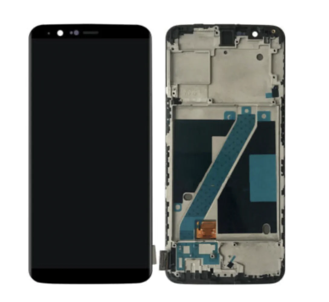 ЖК дисплей для Oneplus 5T A5010 с сенсорным экраном и дигитайзером в сборе рамкой