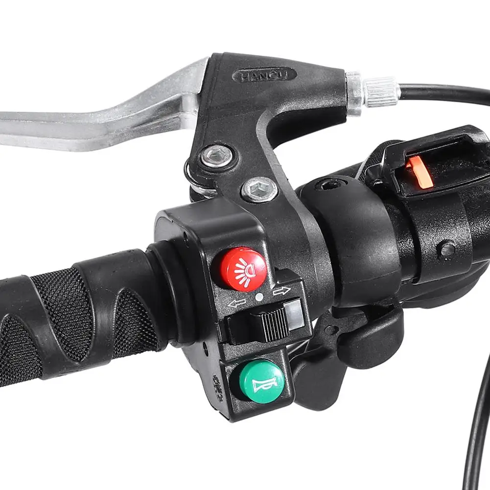 Electric Bike Mountain Bike Skateboard Five-Star DK-15 Three-in-one Horn Headlight Steering Switch Button
Electric Bike Mountain Bike Skateboard Five-Star DK-15 Three-in-one Horn Headlight Steering Switch Button