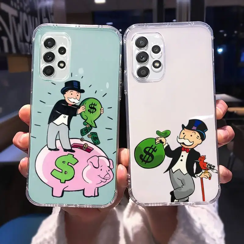 Dollar Monopoly cool Phone Case for Samsung A 51 50 52 12 21s 31 40 70 71 note S 20 10 21 ultra plus fe clear coque shell
Dollar Monopoly cool Phone Case for Samsung A 51 50 52 12 21s 31 40 70 71 note S 20 10 21 ultra plus fe clear coque shell