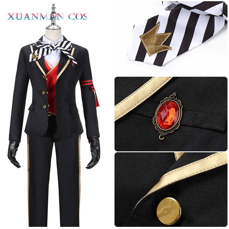 Twisted-Wonderland Cosplay Costume Riddle Rosehearts Jacket Pants Suit Asian Size Alice Halloween Carnival
Twisted-Wonderland Cosplay Costume Riddle Rosehearts Jacket Pants Suit Asian Size Alice Halloween Carnival