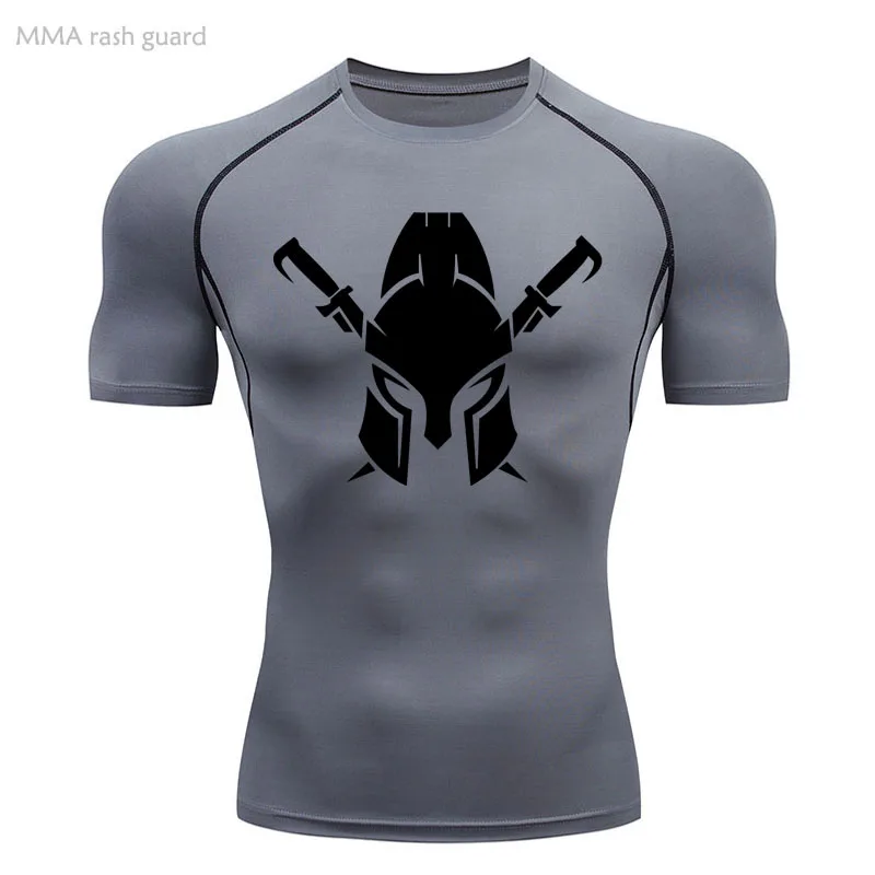 Grey Short Sleeve T-Shirt Men's Gym Shirt Quick Dry Top Fitness Summer Crew Neck Run T Shirt Sport Joggers Compression Tights
Grey Short Sleeve T-Shirt Men's Gym Shirt Quick Dry Top Fitness Summer Crew Neck Run T Shirt Sport Joggers Compression Tights