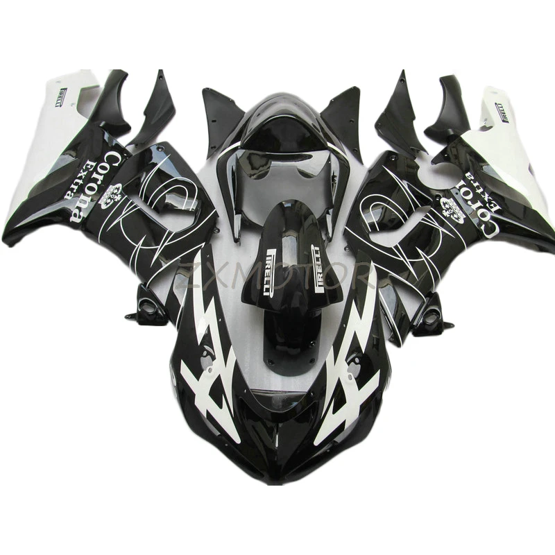 Новые обтекатели из АБС-пластика инъекции 100% подходят для 2005 2006 Kawasaki ZX6R Белый Черный zx6r 05 06 мотоциклетные Обтекатели KL26
Новые обтекатели из АБС-пластика инъекции 100% подходят для 2005 2006 Kawasaki ZX6R Белый Черный zx6r 05 06 мотоциклетные Обтекатели KL26