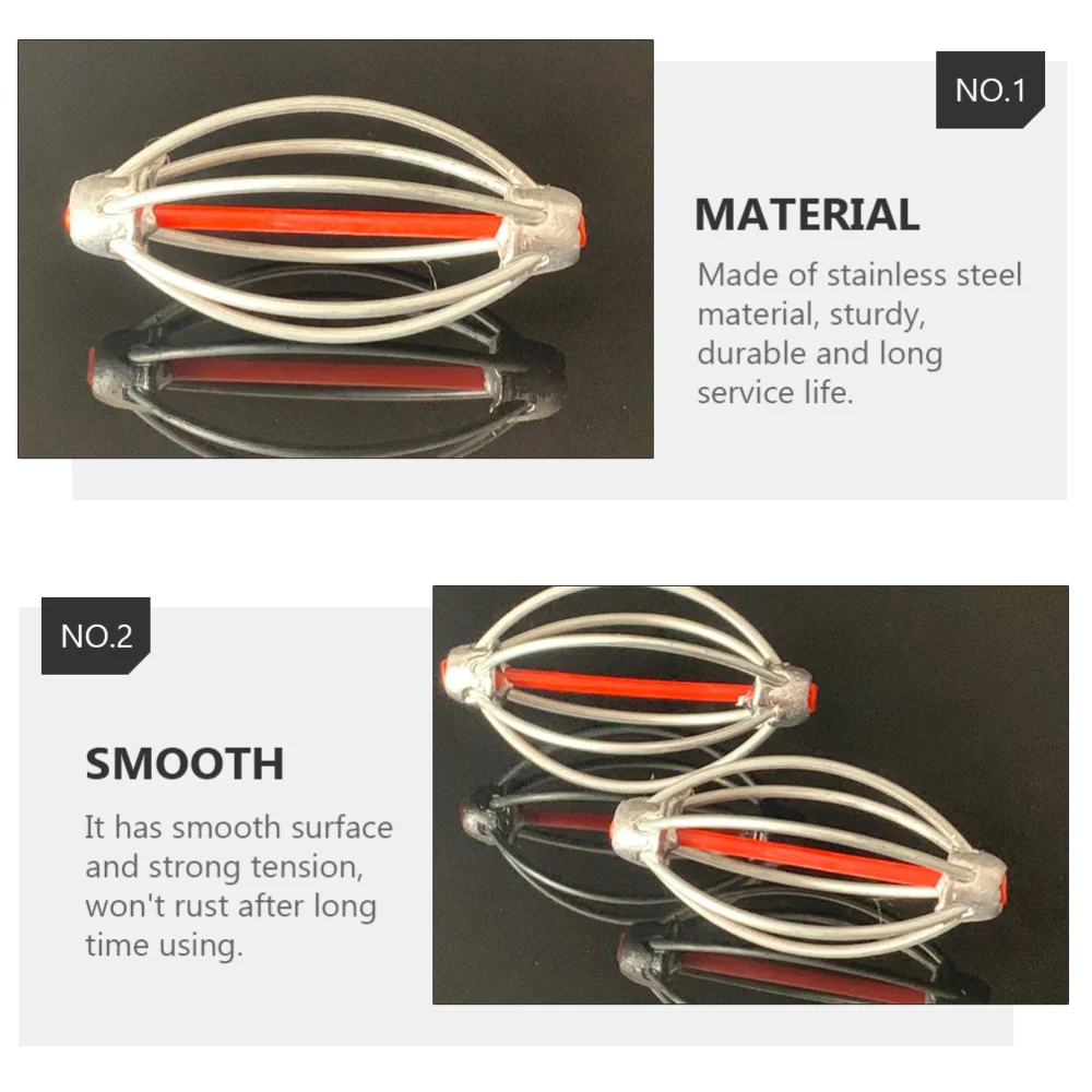 6pcs Fishing Bait Lead Sinker Fishing Nest Device Accessories Bait Thrower 
6pcs Fishing Bait Lead Sinker Fishing Nest Device Accessories Bait Thrower