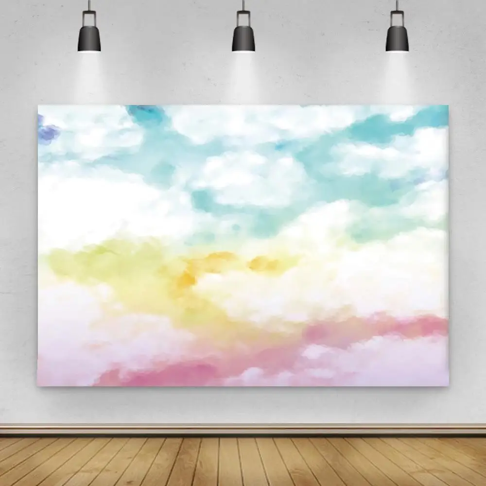Colorful Sky White Cloud Rainbow Photography Backdrops Child Birthday Photo Backgrounds Baby Shower Photophone Photozone
Colorful Sky White Cloud Rainbow Photography Backdrops Child Birthday Photo Backgrounds Baby Shower Photophone Photozone