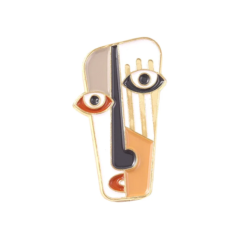 Abstract Face Enamel Pins Modern Geometric Portrait Art Metal Brooches Jewelry Personality Hip-hop Style Explosive Alloy Brooch
Abstract Face Enamel Pins Modern Geometric Portrait Art Metal Brooches Jewelry Personality Hip-hop Style Explosive Alloy Brooch