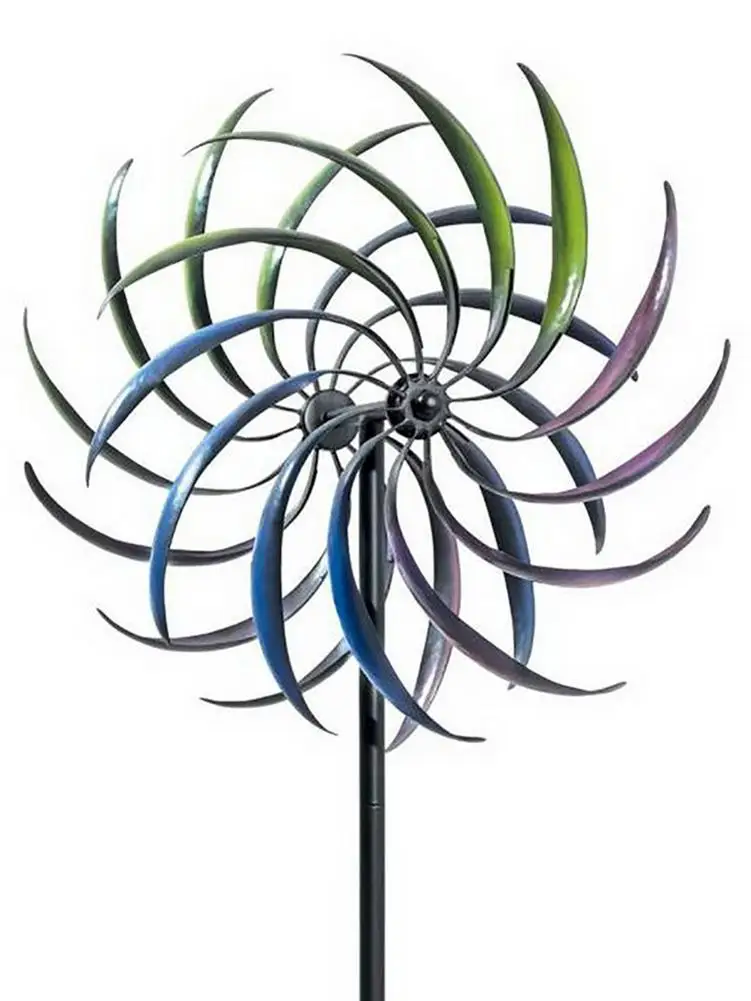 Iron Windmill Colorful Willow Leaves Dual Direction Wind Spinner Garden Windmill Ornament Outdoor Yard Lawn Decoration
Iron Windmill Colorful Willow Leaves Dual Direction Wind Spinner Garden Windmill Ornament Outdoor Yard Lawn Decoration