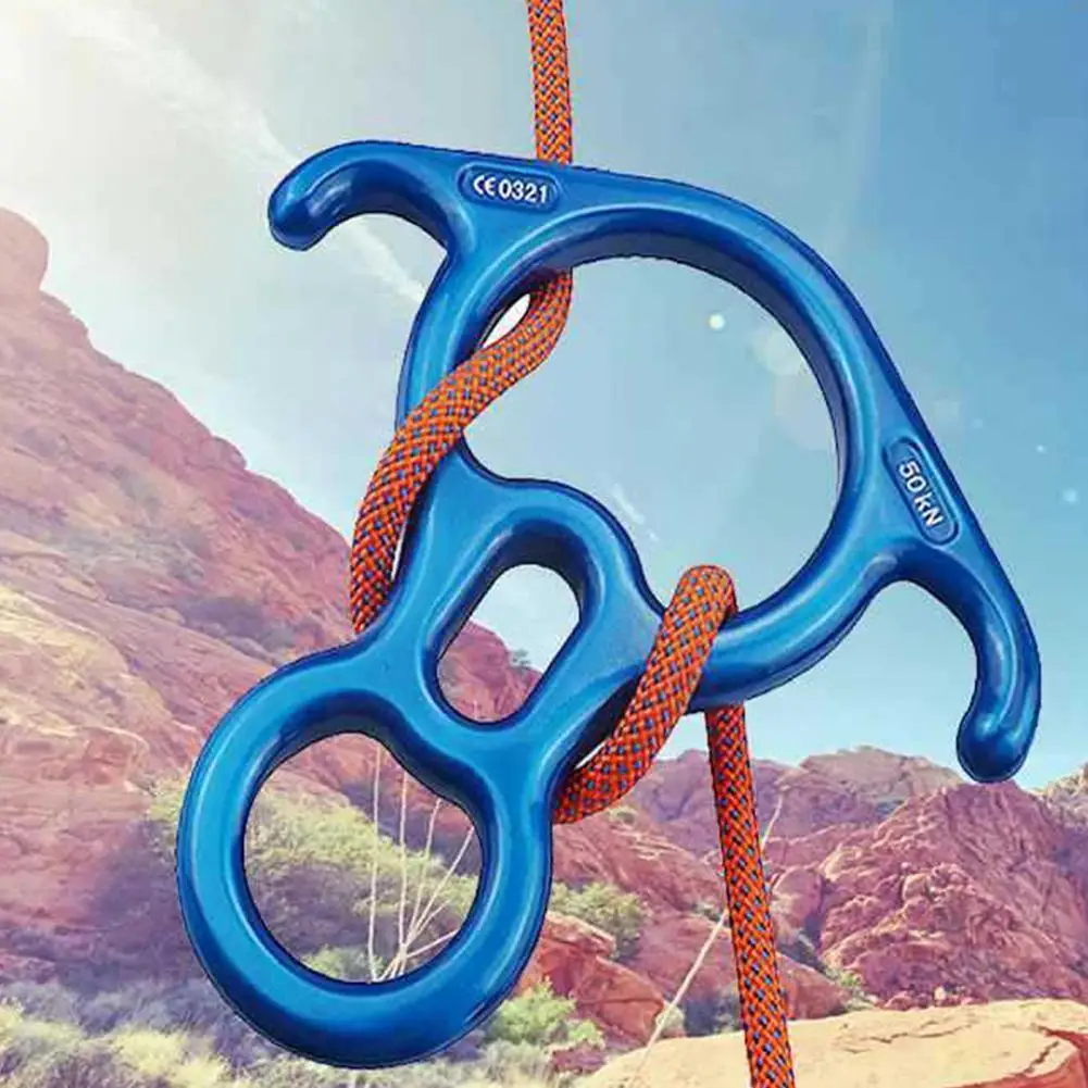 Portable Speed Reducer Outdoor Aluminium Magnesium Horn Ring Climbing Downhill Tool Alloy Eight KN 50 Mountain Ring Climbin E5Q4
Portable Speed Reducer Outdoor Aluminium Magnesium Horn Ring Climbing Downhill Tool Alloy Eight KN 50 Mountain Ring Climbin E5Q4