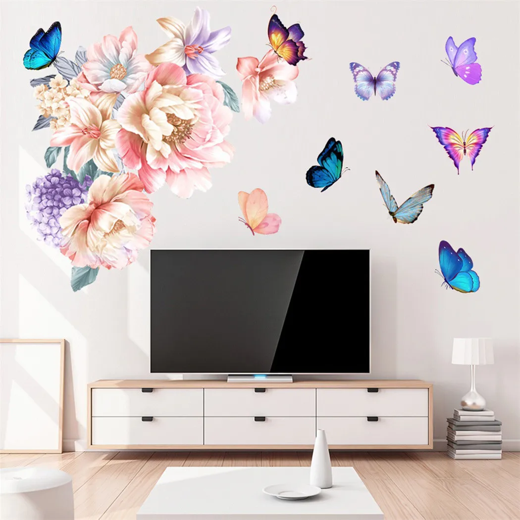 Peony Butterfly Flower Wall Stickers Removable Waterproof For Kids Living Room Bedroom Decoration Home Decor Wall Decals Wall Ar
Peony Butterfly Flower Wall Stickers Removable Waterproof For Kids Living Room Bedroom Decoration Home Decor Wall Decals Wall Ar