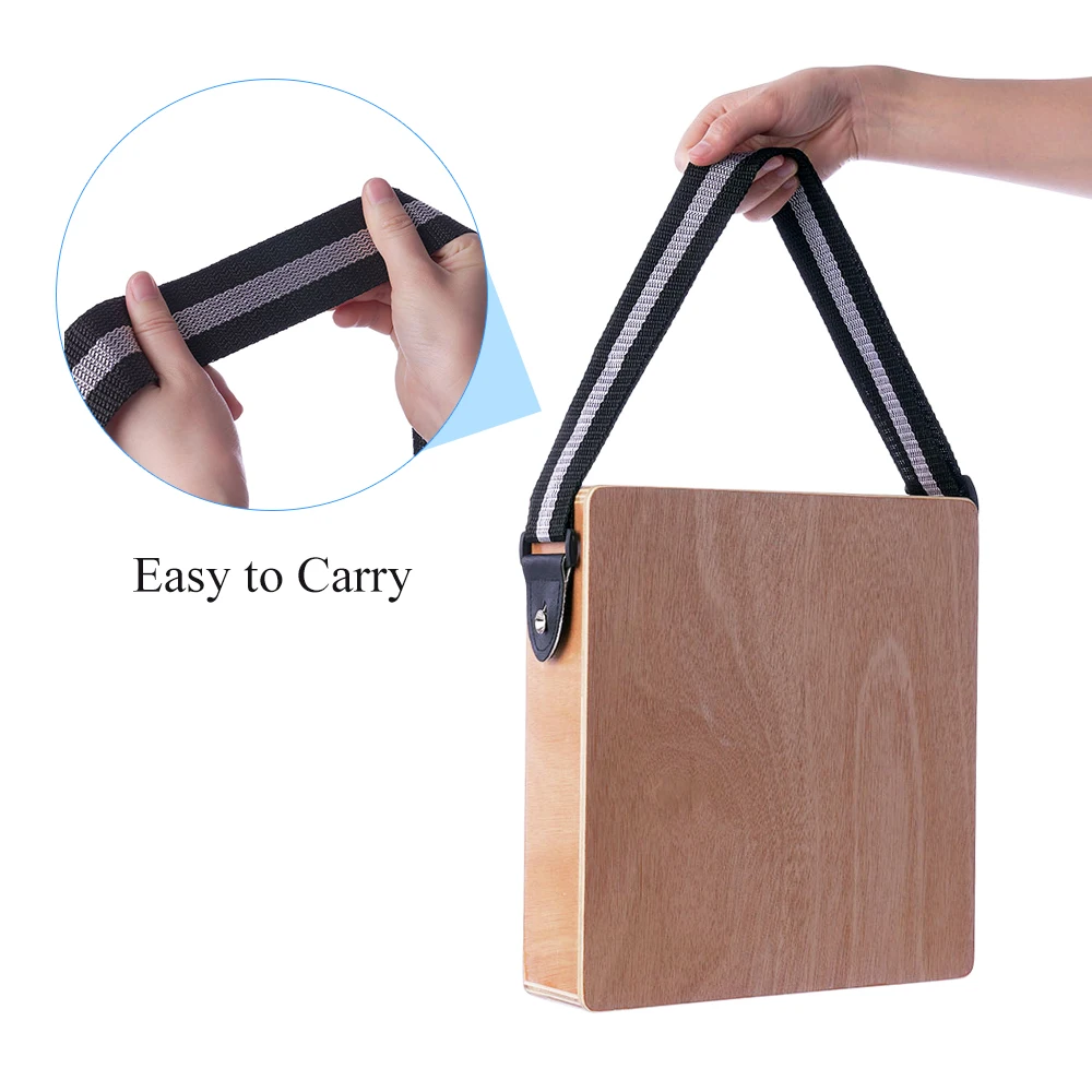 Cajon boxbattery две руки Черный дорожный тренировочный барабан аккомпанемент