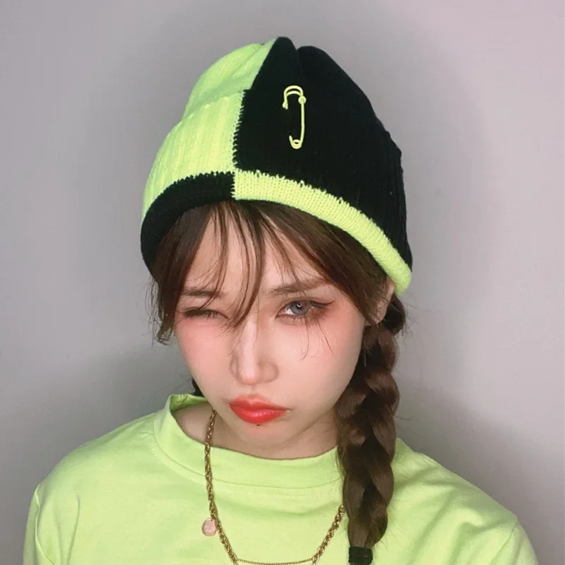 Autumn Winter Personality Stitching Knitted Hat Korean Style Trendy Hat Men Women Street Cute Warm Hat
Autumn Winter Personality Stitching Knitted Hat Korean Style Trendy Hat Men Women Street Cute Warm Hat