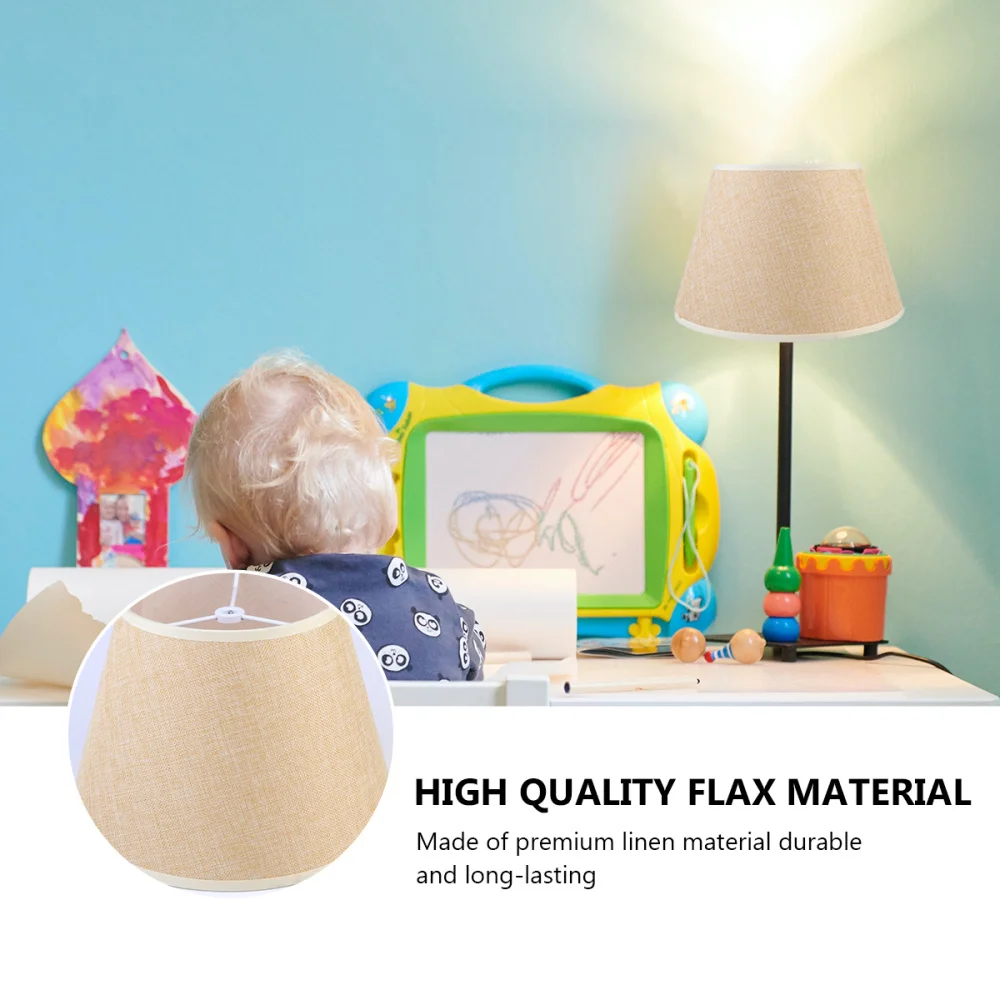 1Pc Linen Lamp Shade Table Light Cover Lighting Accessor for Living Room Bedroom
1Pc Linen Lamp Shade Table Light Cover Lighting Accessor for Living Room Bedroom
