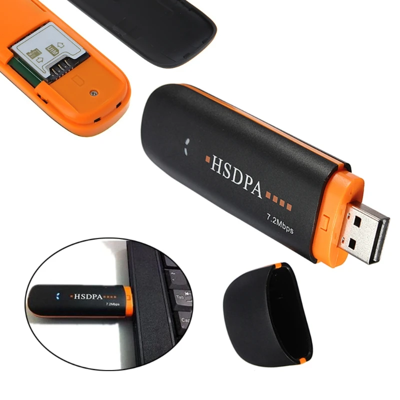 HSDPA USB STICK SIM Modem 7.2Mbps 3G Wireless Network Adapter with TF SIM Card T21A
HSDPA USB STICK SIM Modem 7.2Mbps 3G Wireless Network Adapter with TF SIM Card T21A