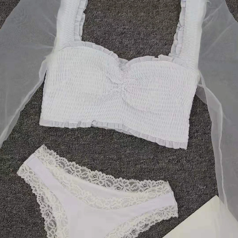 2020 New Ruched long sleeve Swimwear Biquini Women Push-up Soft Bikini Set Swimsuit Bathing Swimming Suit Swimwear Biquini
2020 New Ruched long sleeve Swimwear Biquini Women Push-up Soft Bikini Set Swimsuit Bathing Swimming Suit Swimwear Biquini