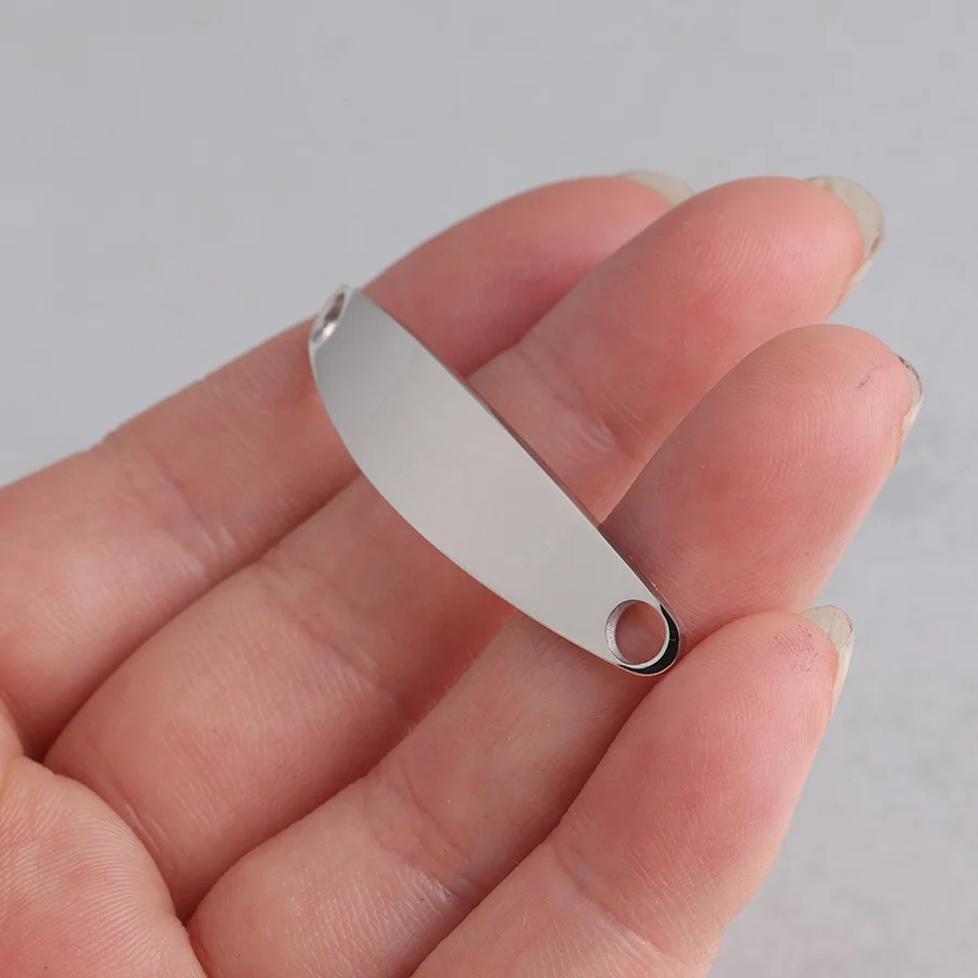 100% Stainless Steel Blank Bend Plates For Engrave 2 Hole Metal Plate Charm Connector For Bracelet Mirror Polished 10pcs
100% Stainless Steel Blank Bend Plates For Engrave 2 Hole Metal Plate Charm Connector For Bracelet Mirror Polished 10pcs