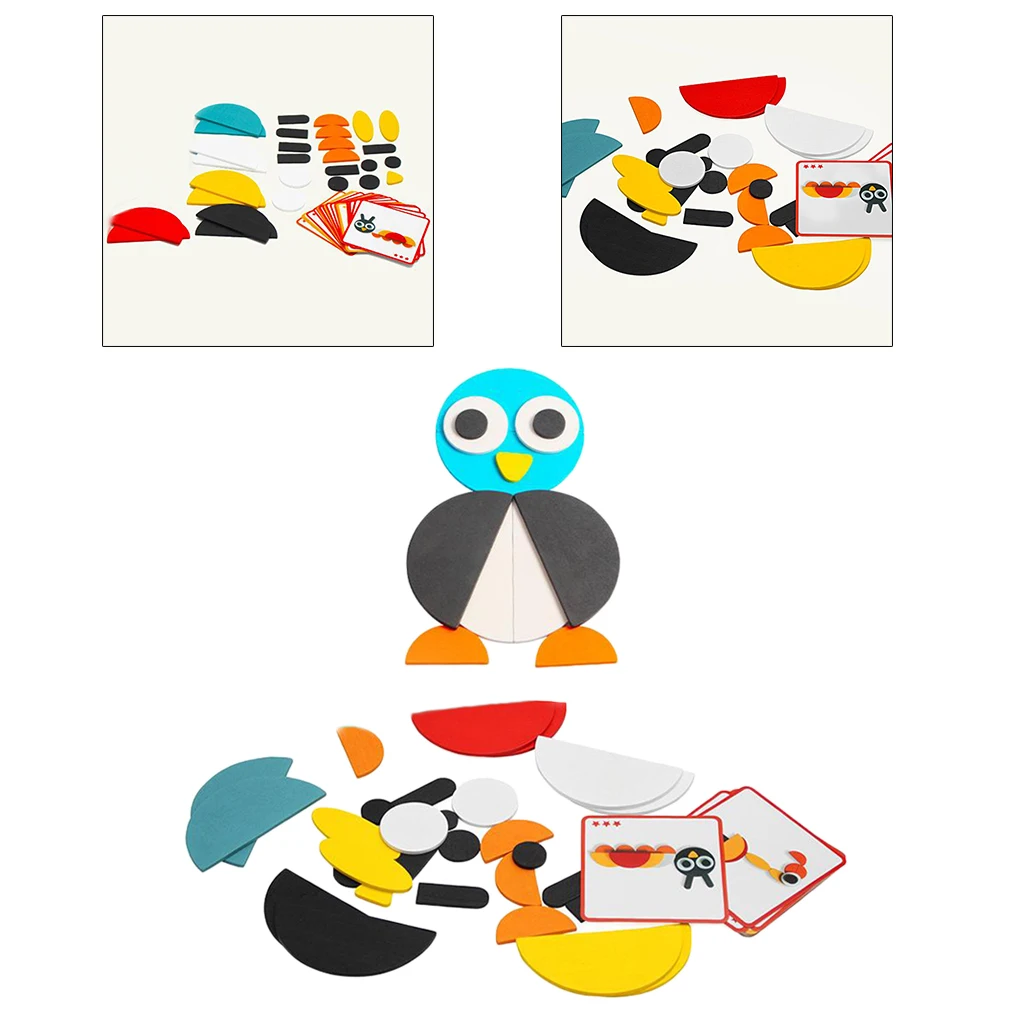 Wooden Puzzles Pattern Blocks Toy Animal Shape Puzzle for 4-6 Years Old Kids
Wooden Puzzles Pattern Blocks Toy Animal Shape Puzzle for 4-6 Years Old Kids