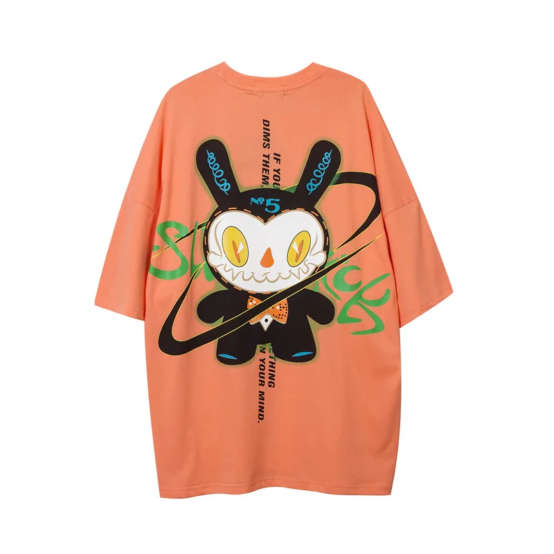 Fashion Hipster Hip Hop Cartoon Letters Print Couple Tees Tops Streetwear Men Women Summer Oversize Loose Short Sleeve T-shirts
Fashion Hipster Hip Hop Cartoon Letters Print Couple Tees Tops Streetwear Men Women Summer Oversize Loose Short Sleeve T-shirts