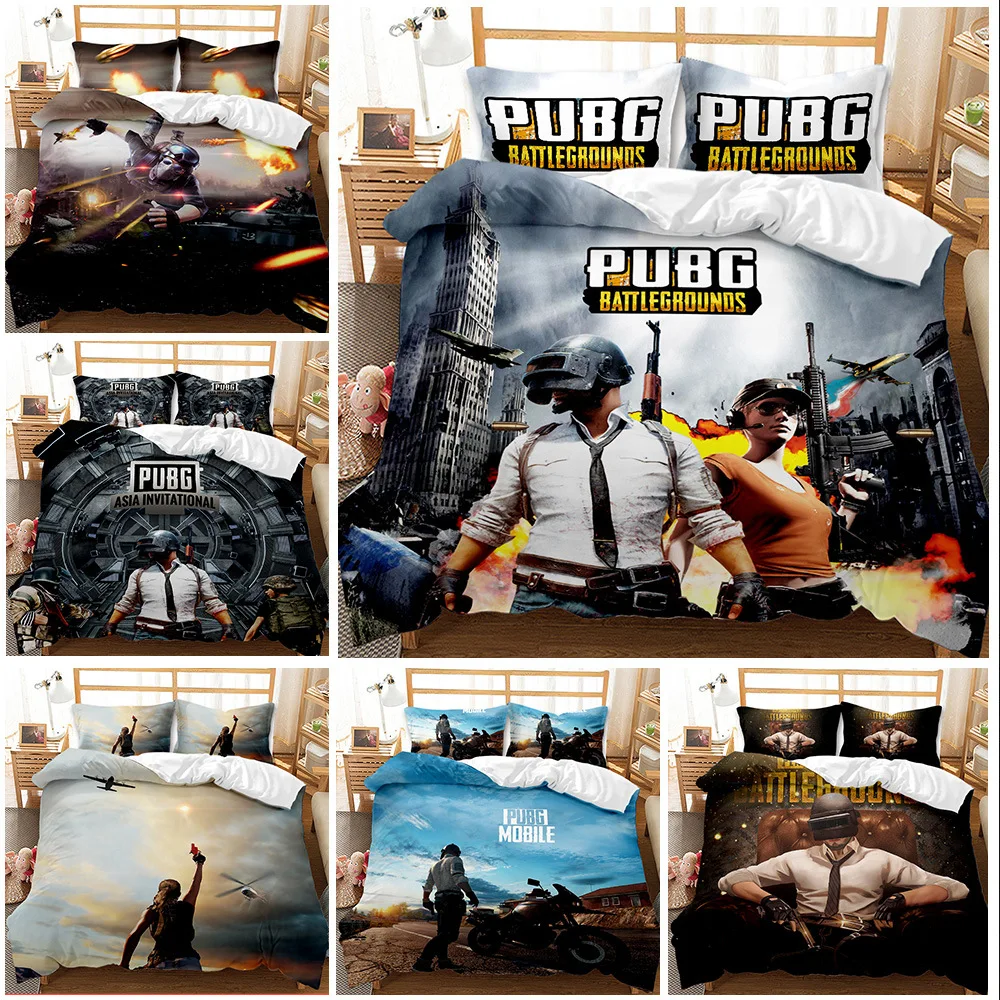 Стимуляция поля боя PUBG набор из трех предметов Простыня Комплект постельного