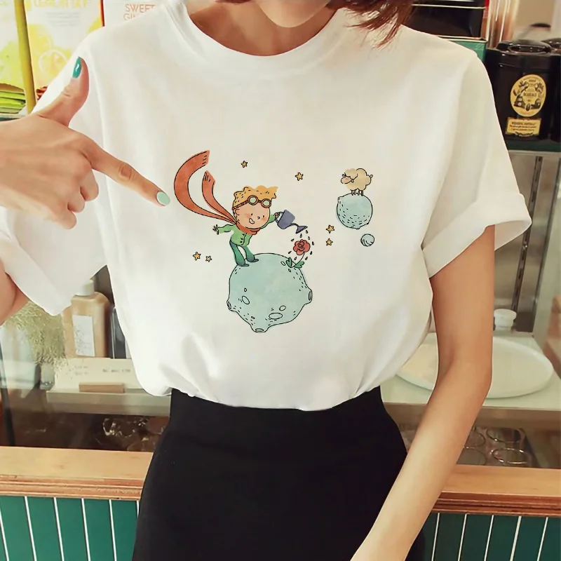 Hot Summer 2021 Women's T-Shirt Little Prince 90s Graphic Tees Vouge Shirts For Female O-Neck Short Sleeve tee shirt femme
Hot Summer 2021 Women's T-Shirt Little Prince 90s Graphic Tees Vouge Shirts For Female O-Neck Short Sleeve tee shirt femme
